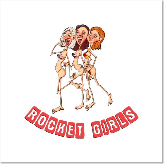 Rocket girl Wall Art by Glukoejik